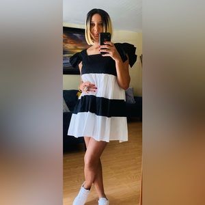 Cotton mini dress